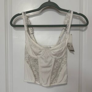Urban Outfitters White Lace Top